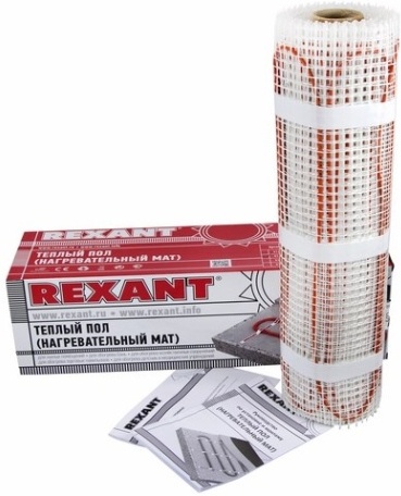 

Теплый пол Rexant Extra 51-0510, Нагревательный мат Rexant Extra (0.5x10 м 800 Вт)