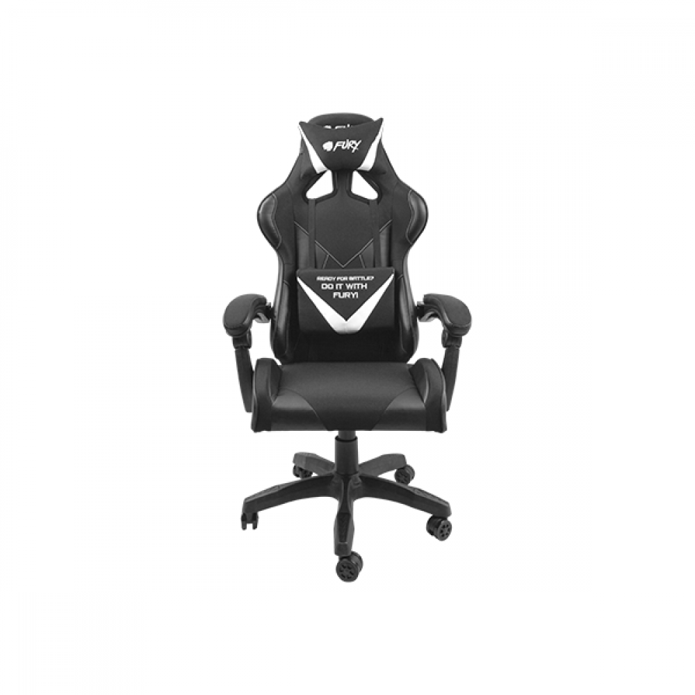 

Офисное кресло Fury Avenger L Black/White [NFF-1711], Офисное кресло Fury Avenger L NFF-1711 Black/White