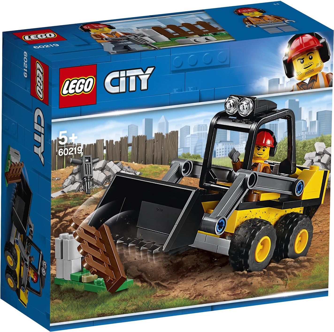 

Конструктор Lego City Строительный погрузчик 60219, City Строительный погрузчик