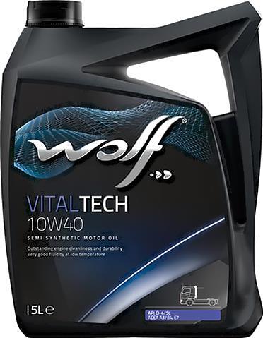 

Моторное масло Wolf VitalTech 10W40 5л, Моторное масло Wolf VitalTech 10W40 5л 14626/5