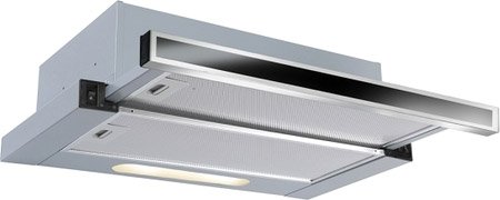 Simfer Leo Inox/Black Glass 60 - фото Кухонная вытяжка Simfer Leo Inox/Black Glass 60