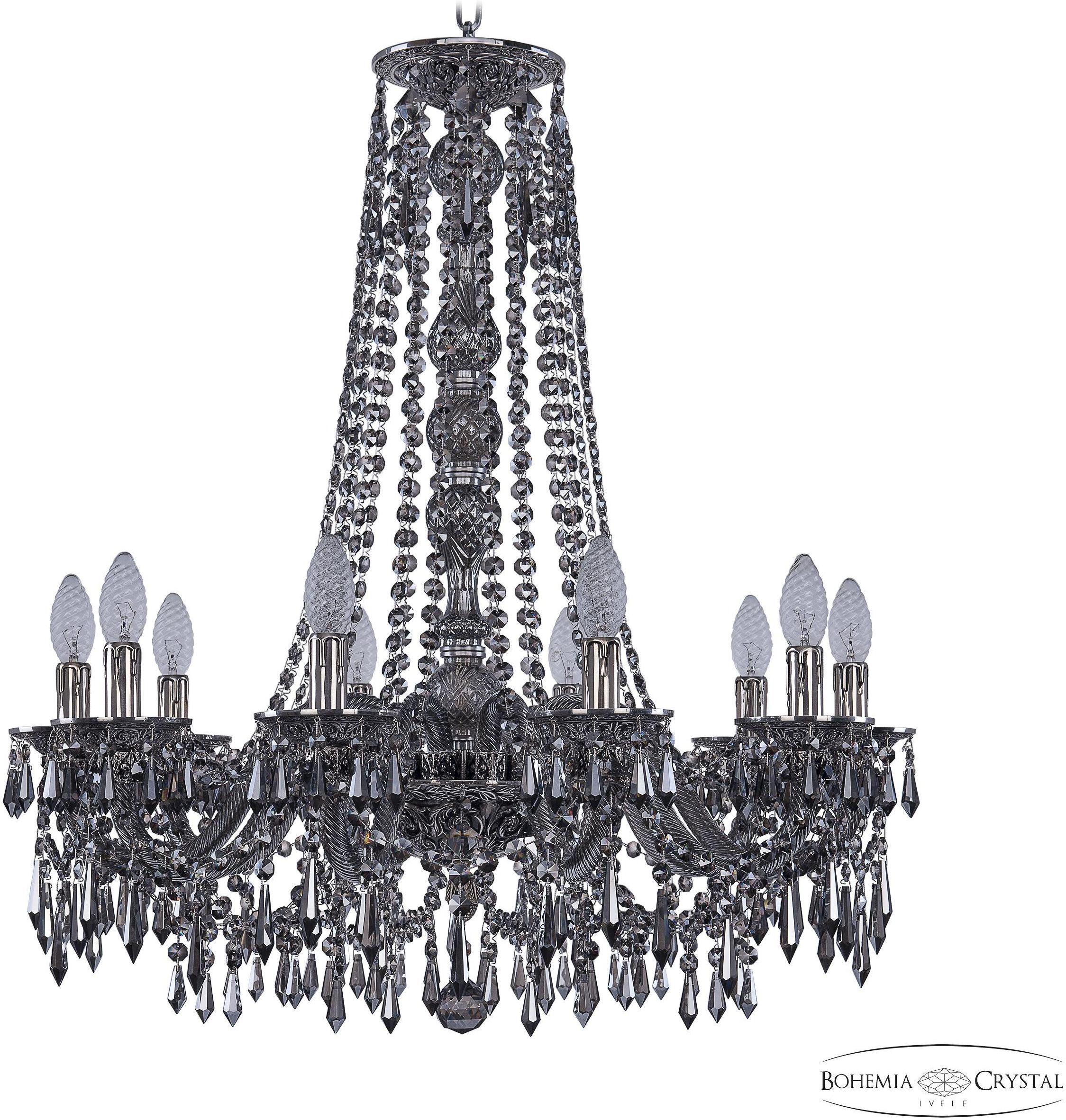 

Подвесная люстра Bohemia Ivele Crystal 16103/10/240/h-75 Ni M781