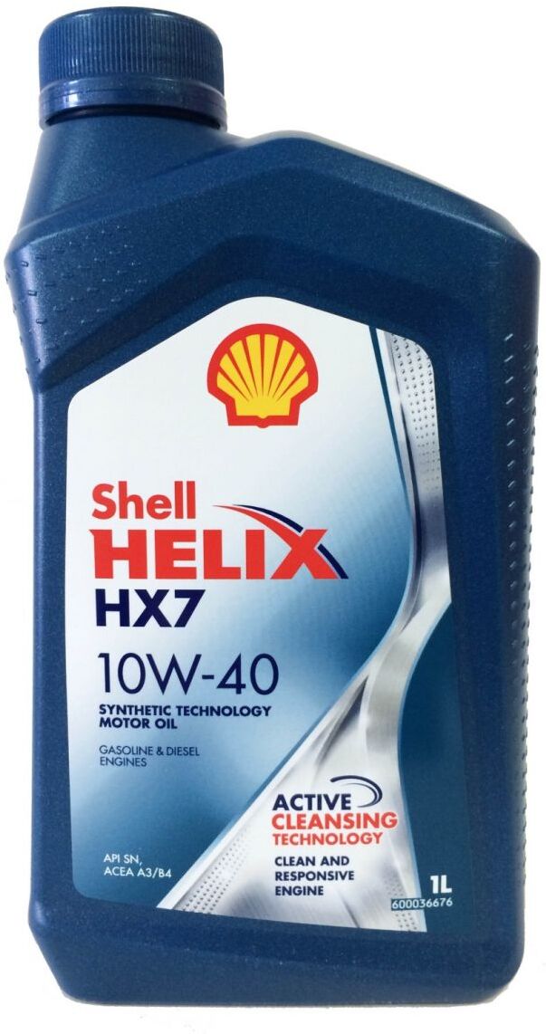 

Моторное масло Shell HELIX HX7 10W-40 1л (550053736)
