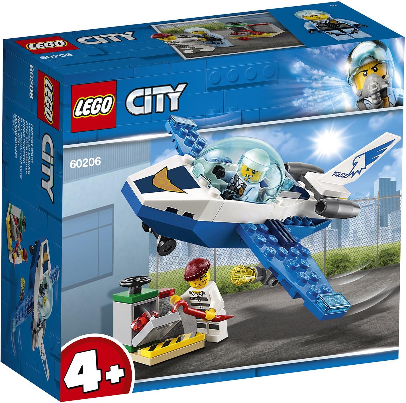 

Конструктор Lego City Воздушная полиция. Патрульный самолет 60206, City Воздушная полиция: патрульный самолёт