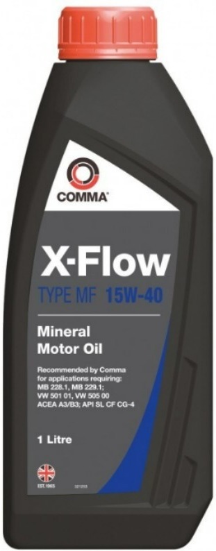 

Моторное масло Comma X-Flow Type MF 15W40 1л [XFMF1L], Моторное масло Comma X-Flow Type MF 15W40 1л XFMF1L