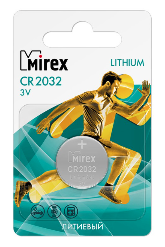 

Батарейка Mirex CR2032 (23702-CR2032-E1)