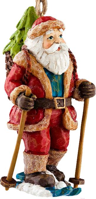 

Елочная игрушка Erich Krause Decor Санта на лыжах [27584], Decor Санта на лыжах