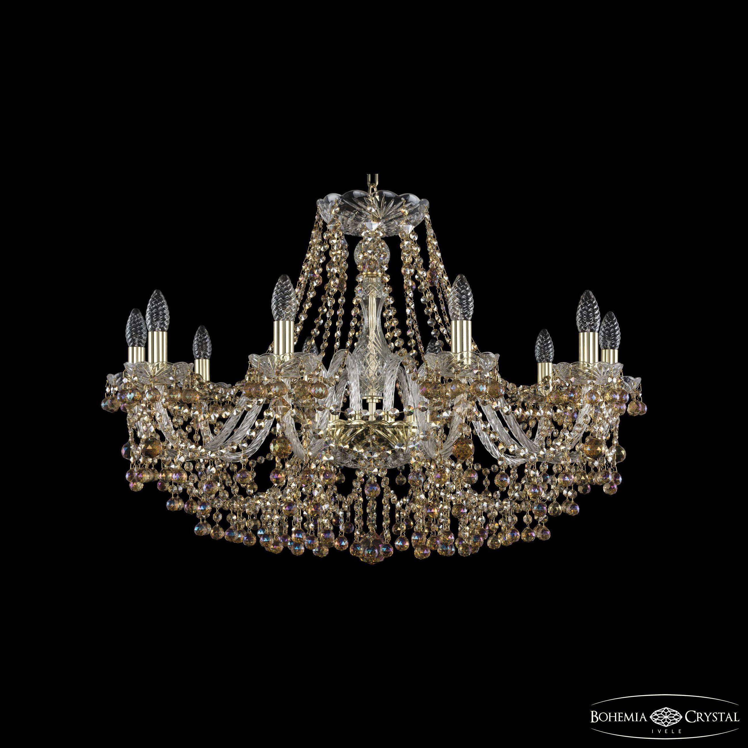 

Подвесная люстра Bohemia Ivele Crystal 1409/10/300 G R777