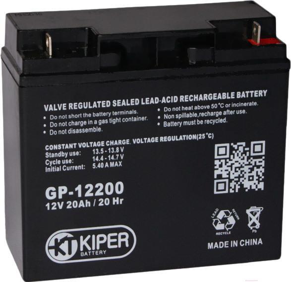 

Батарея для ИБП Kiper GP-12200, Аккумулятор для ИБП Kiper GP-12200 (12В/20 А·ч)