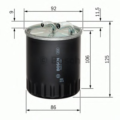 

Фильтр топливный Bosch 1457434437, 1457434437