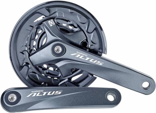 

Трансмиссия для велосипеда Shimano Cистема для велосипеда Altus M2000 175мм черный [EFCM2000E002C], Cистема для велосипеда Altus M2000 175мм