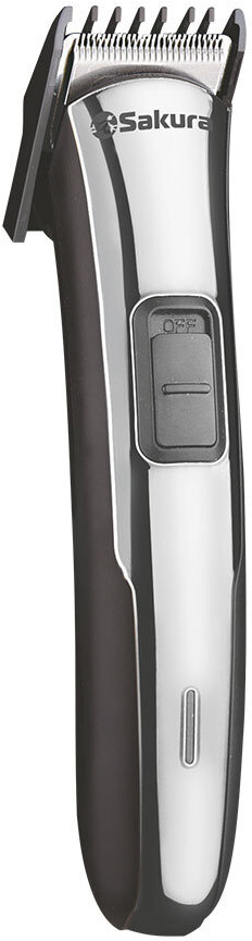 

Триммер для волос и бороды Sakura SA-5525BS Silver, Машинка для стрижки волос Sakura SA-5525BS