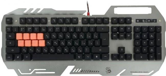 

Клавиатура A4Tech Bloody B418 Grey, Клавиатура A4Tech Bloody B418 серая