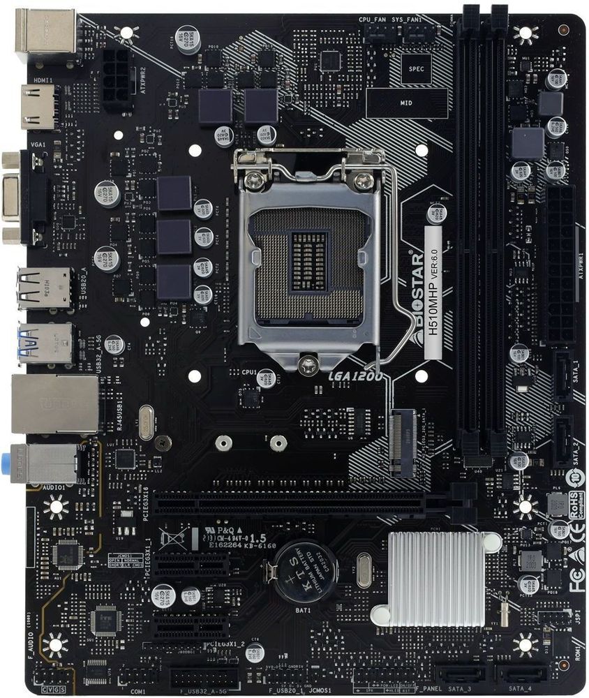 

Материнская плата BIOSTAR H510MHP Ver. 6.0