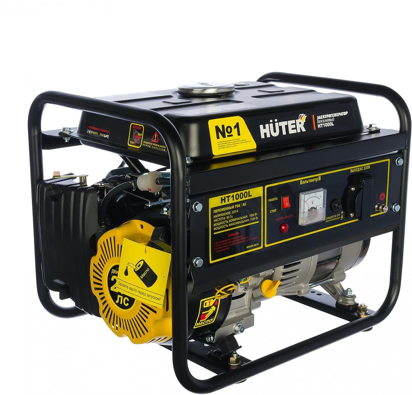 

Бензиновый генератор Huter HT1000L, Генератор Huter HT1000L