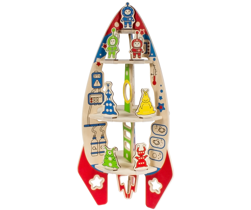 

Развивающая игрушка Woody Ракета Галактика [01874], Ракета Галактика 9503007000