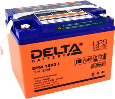 

Аккумулятор для ИБП DELTA DTM 1233 I 12V/33Ah