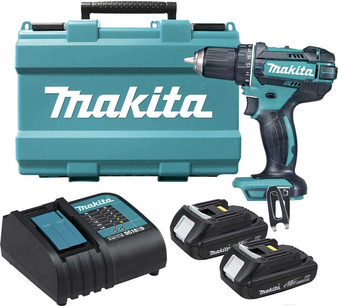 

Дрель-шуруповерт Makita DDF482SYE (с 2-мя АКБ), DDF482SYE