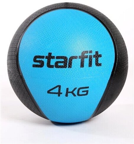 

Медицинбол Starfit GB-702 4кг синий [GB-702 синий 4], Медицинбол Starfit GB-702 4кг GB-702 4 синий