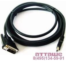 

Кабель Cablexpert CC-HDMI-DVI-10, Кабель Cablexpert HDMI-DVI CC-HDMI-DVI-10, 19M/19M, 3.0м single link черный