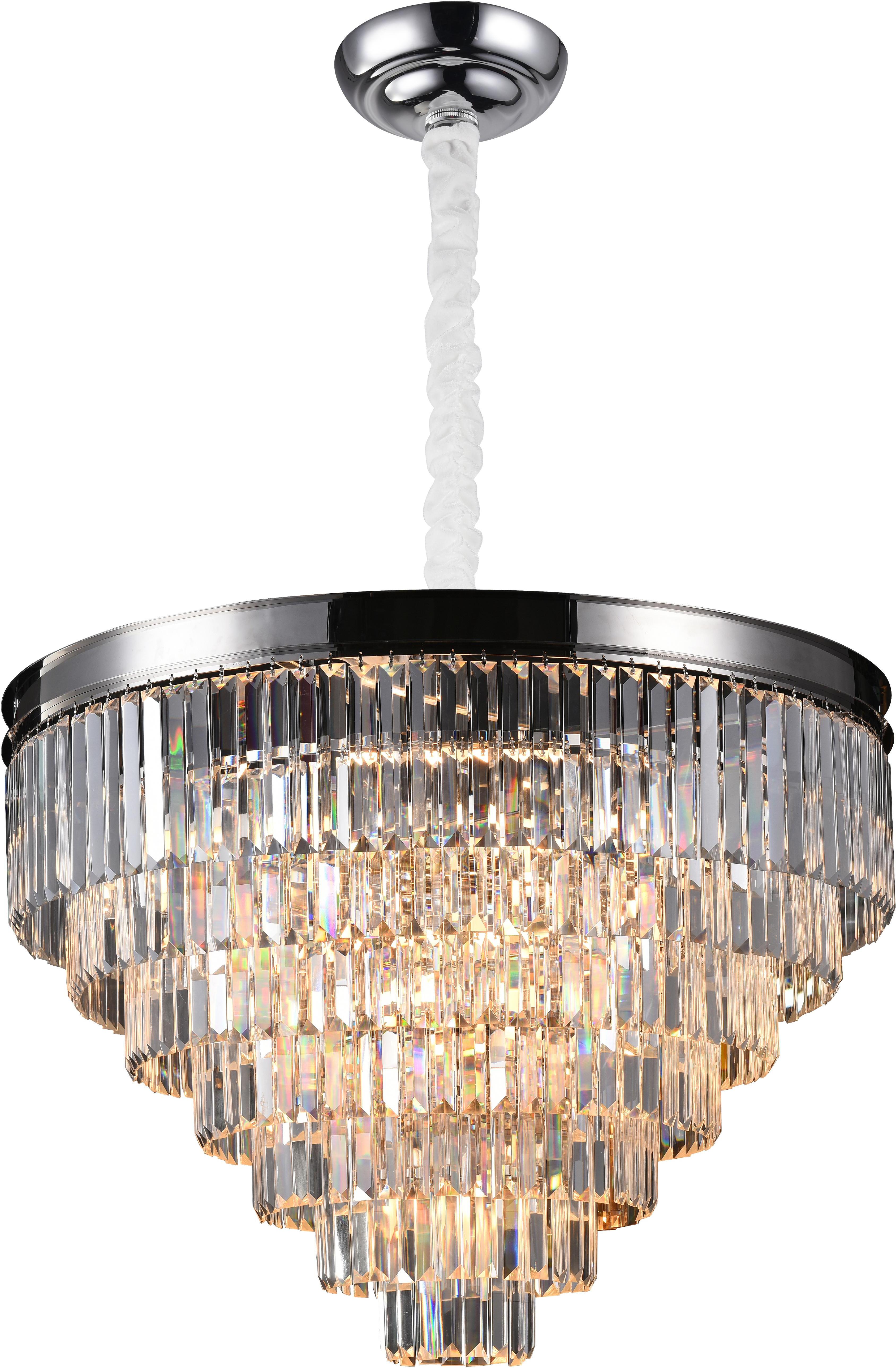 

Подвесная люстра NEWPORT D80*H57/157 cm E14 18*60W Nickel Clear crystal [31118/S nickel], Подвесная люстра NEWPORT D80*H57/157 cm E14 18*60W 31118/S nickel Nickel Clear crystal