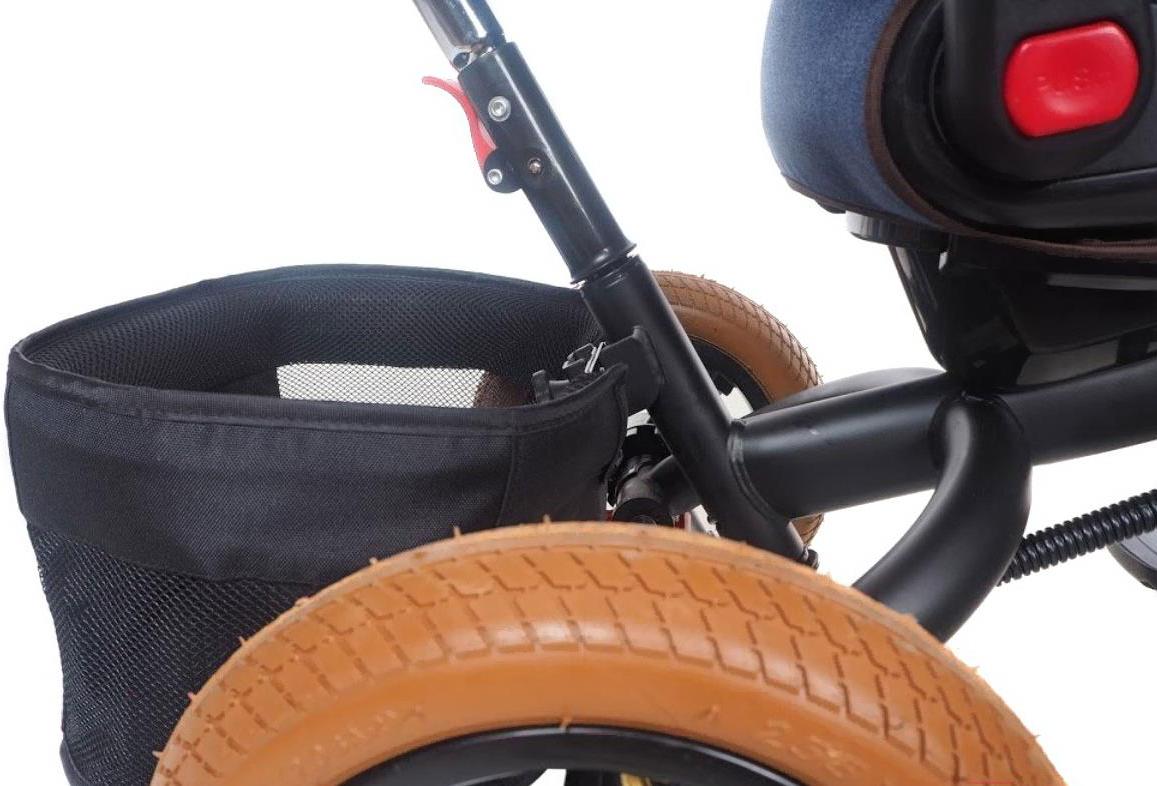 

Велосипед Mini Trike Джинс детский с ручкой зеленый, Джинс