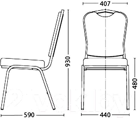 

Стул Nowy Styl BC-11 Alu V-18, BC-11 Alu V-18