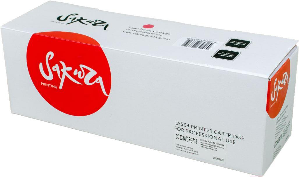 

Картридж Sakura Printing CC533A (SACC533A/CRG718M)