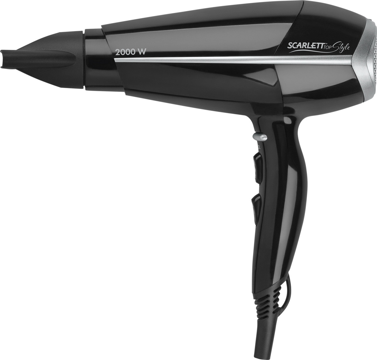 

Фен Scarlett SC-HD70I72 черный, SC-HD70I72