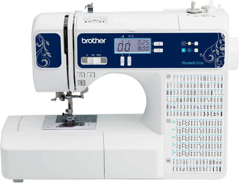

Швейная машина Brother ModerN 210e белый/синий [MODERN210E], ModerN 210e