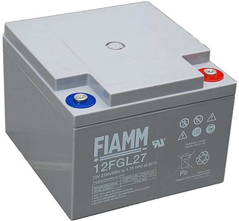 

Аккумулятор для ИБП FIAMM 12FGL27 (12В/27 А·ч)