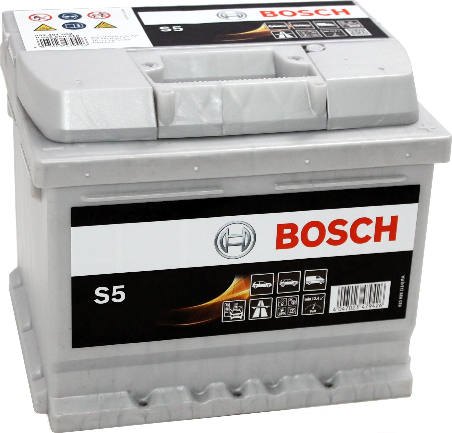 

Автомобильный аккумулятор Bosch S5 002 554 400 053 / 0092S50020 (54 А/ч), Аккумулятор Bosch S5 002 554400053 54 А/ч 0092S50020