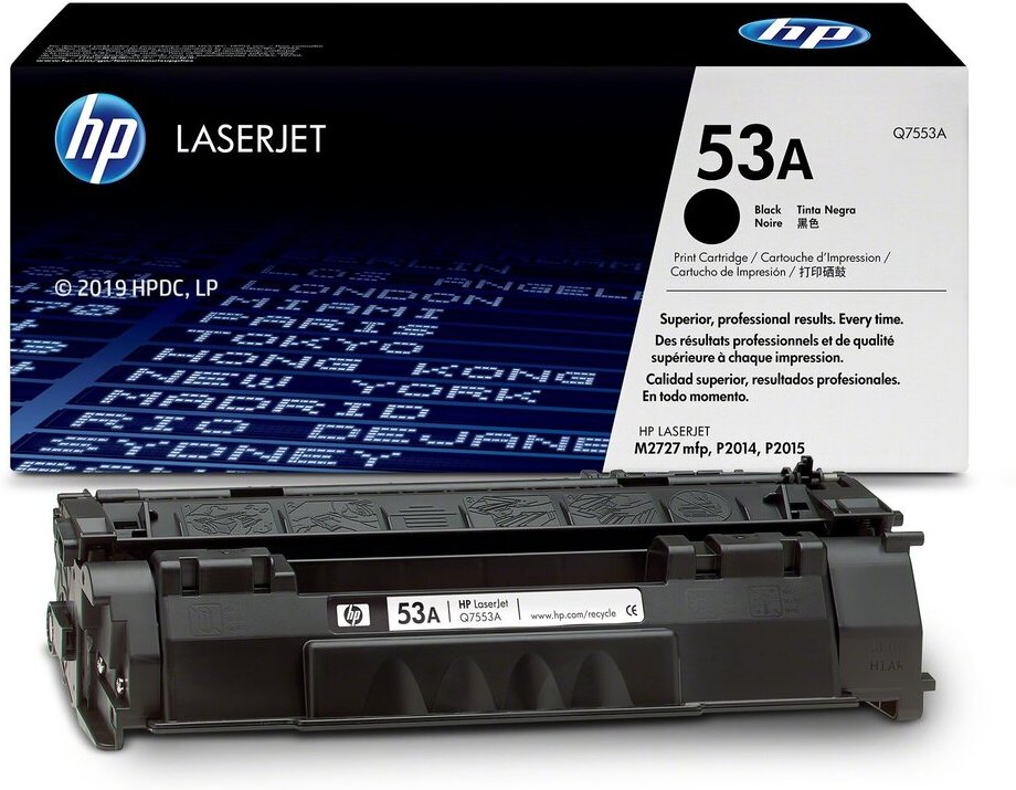 

Картридж для принтера HP 53A (Q7553A), Картридж HP 53A Q7553A