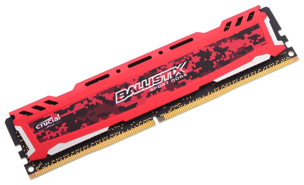 

Оперативная память Crucial Ballistix Sport LT Red 4GB DDR4 PC4-19200 [BLS4G4D240FSE], Ballistix Sport LT Red 4GB DDR4 PC4-19200