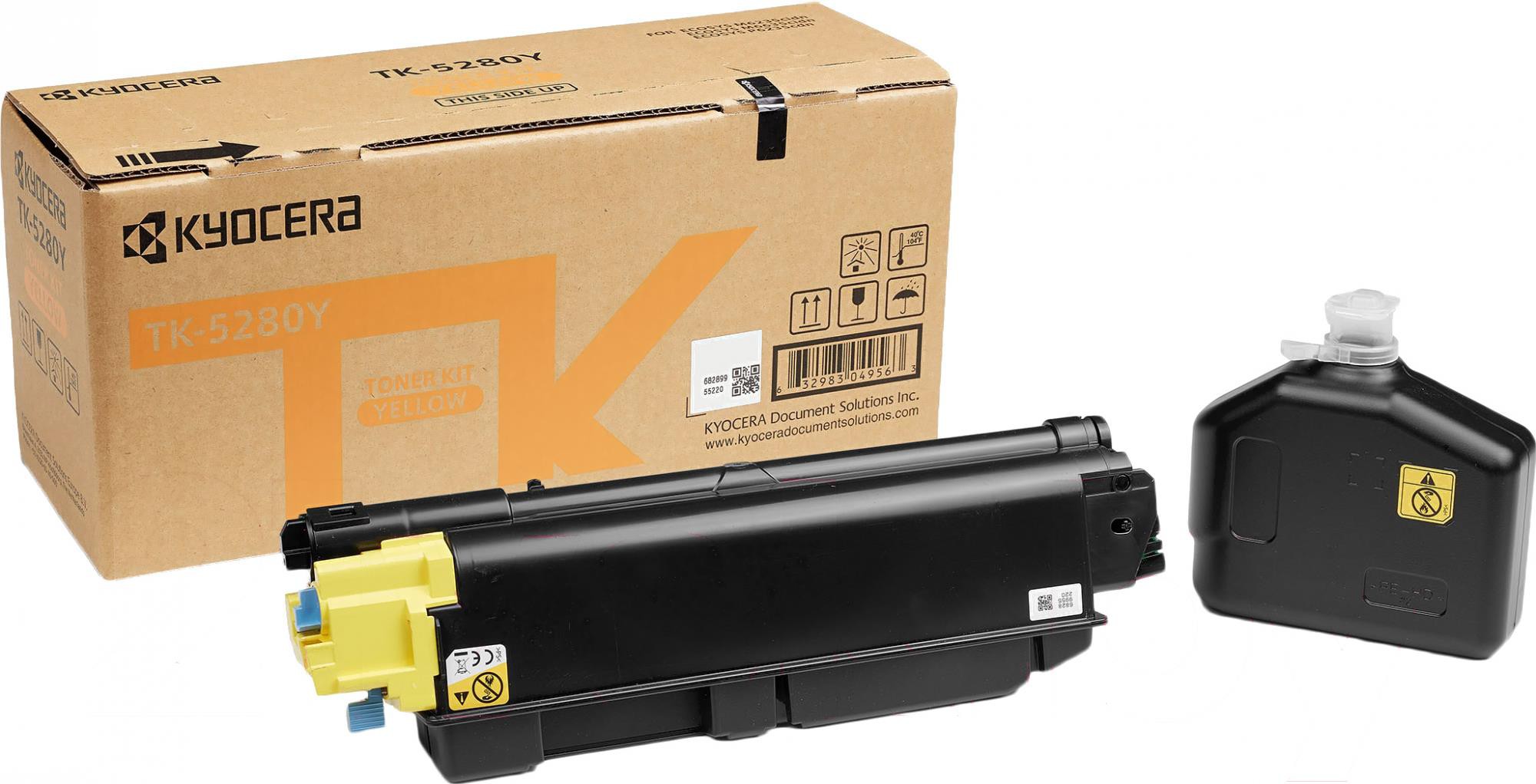 

Тонер-картридж Kyocera Mita TK-5280Y, Картридж Kyocera TK-5280Y 1T02TWANL0