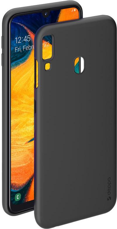 

Чехол для телефона Deppa Gel Color Case Samsung Galaxy A30/A20 2019 черный [86652], Gel Color Case Samsung Galaxy A30/A20 2019