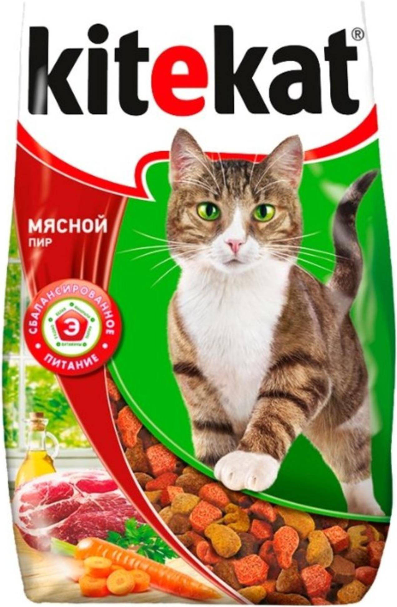 

Корм для кошек Kitekat Мясной пир 1.9 кг, Корм для кошек Kitekat Мясной пир 1.9кг