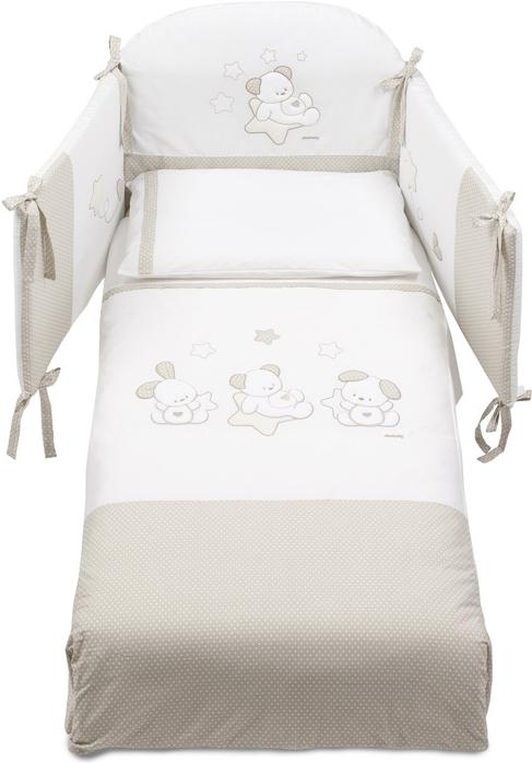 

Комплект детского постельного белья Italbaby из 5-и предметов Sweet Star крем, из 5-и предметов Sweet Star