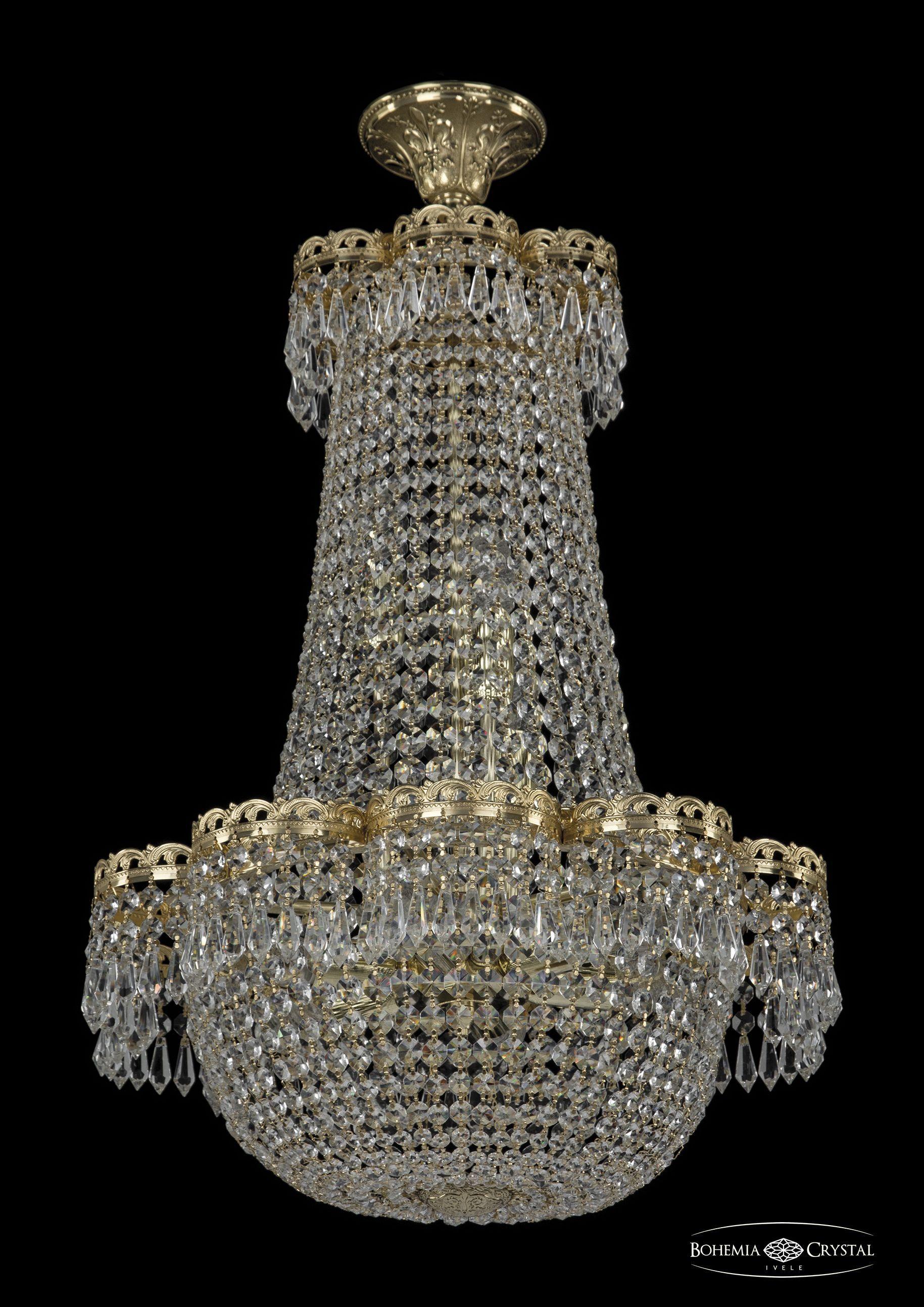 

Люстра на штанге Bohemia Ivele Crystal 19311/H2/45JB G