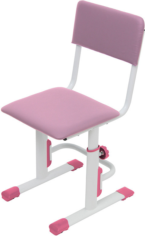

Стул детский Polini Kids City Smart L белый/розовый