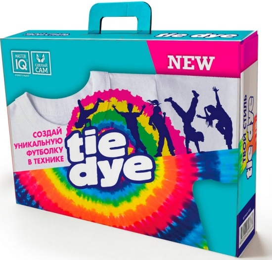 

Набор для творчества Master IQ Тай-дай Tie Dye с футболкой (IQ-5001)