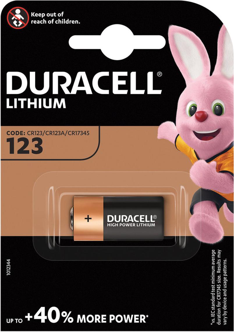 

Батарейки DURACELL CR123, CR123