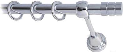 

Карниз Lm Decor Цилиндр 088 1р гладкий 25мм 4м хром, Цилиндр 088 1р гладкий 25мм 4.0м
