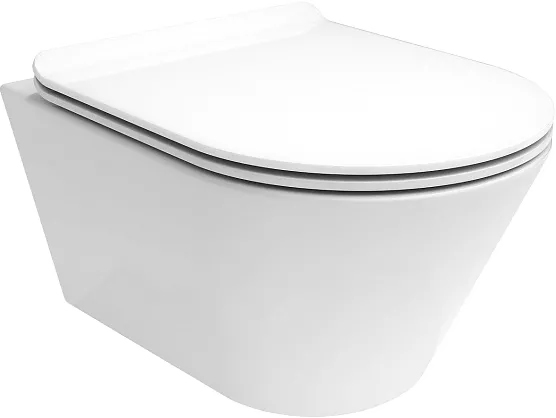 

Унитаз Kerama Marazzi Plaza Modern NEW подвесной, безободковый с крепежом [PLMR.wc.02], Унитаз Kerama Marazzi Plaza Modern NEW подвесной, безободковый с крепежом PLM.wc.02