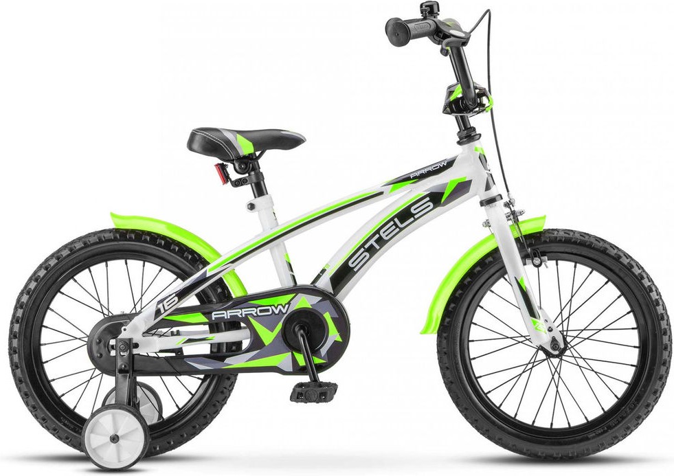 

Детский велосипед Stels Arrow 16 V020 (белый/зеленый)