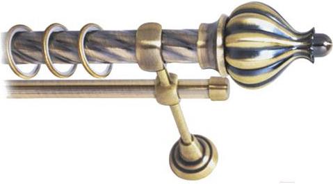 

Карниз Lm Decor Купол 145 2р витой 25/16мм 2м антик, Купол 145 2р витой 25/16мм 2.0м