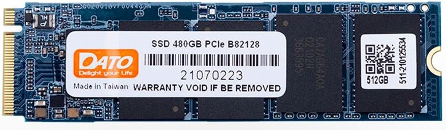 

SSD диск Dato PCI-E 3.0 512Gb DP700 M.2 2280 (DP700SSD-512GB)