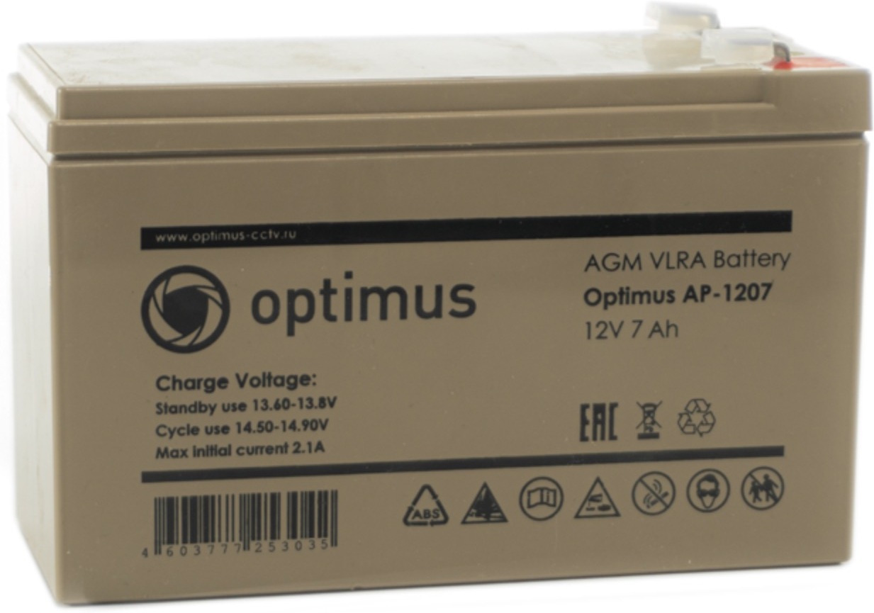 

Аккумуляторная батарея Optimus AP-1207