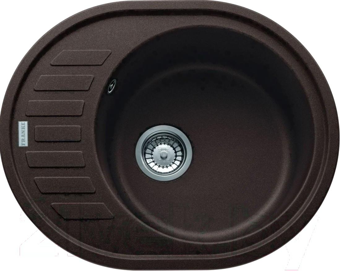 

Кухонная мойка Franke ROG 611С 3.5", шоколад, стоп-вентиль в комплекте [114.0263.463], ROG 611C