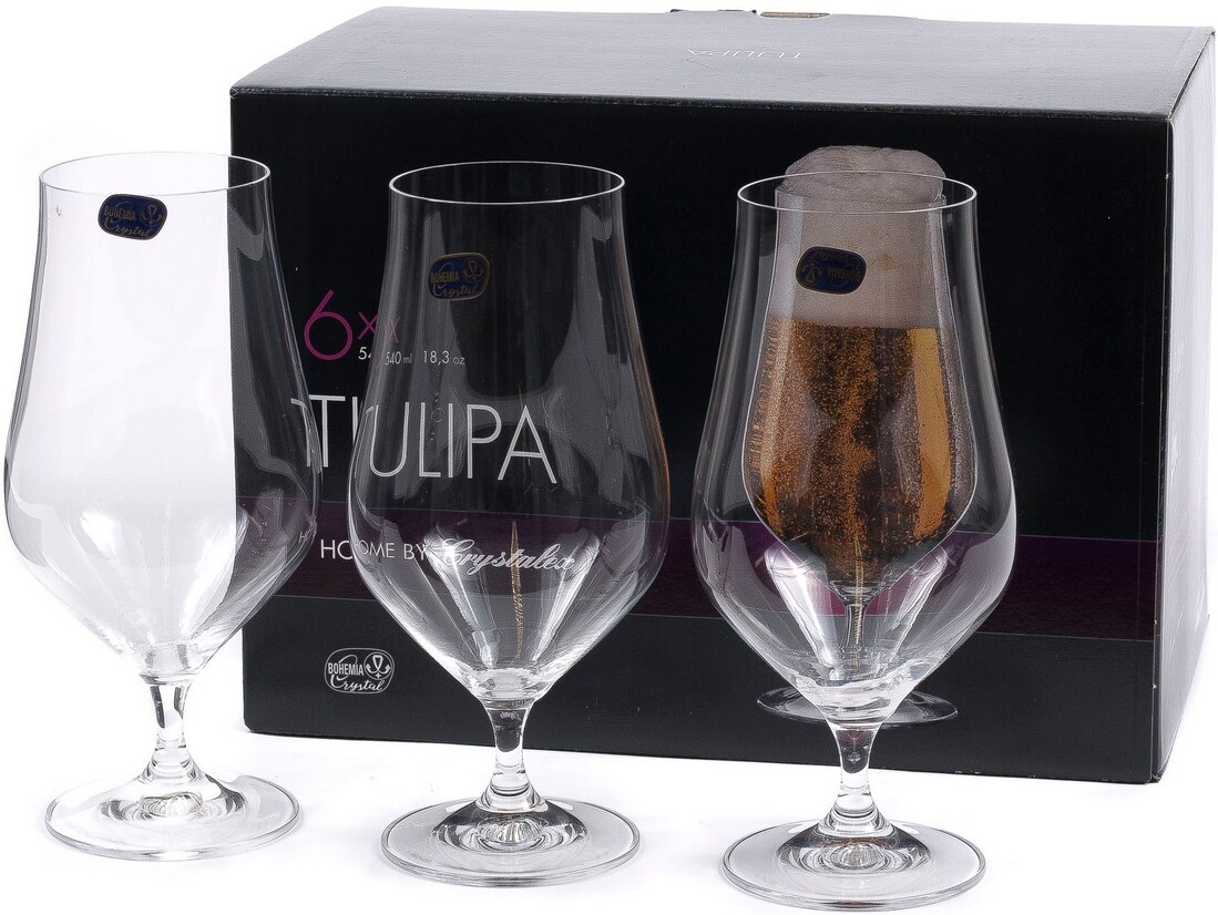 

Набор бокалов для пива Bohemia Tulipa 40894/540